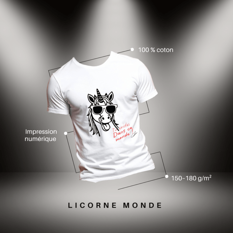 T-shirt Monde - Cmalicorne