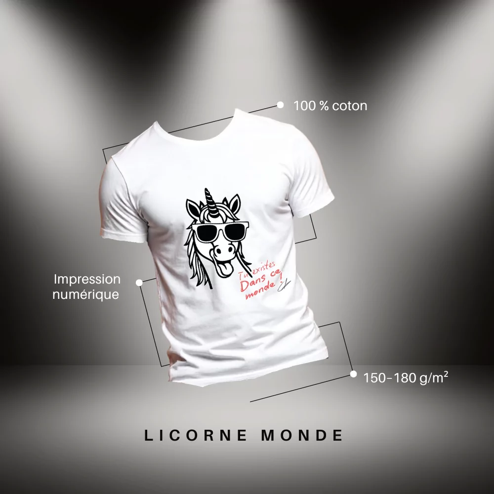 T-shirt Monde - Cmalicorne