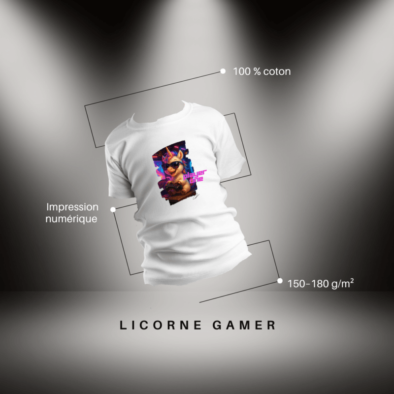 T-shirt Gamer - Cmalicorne