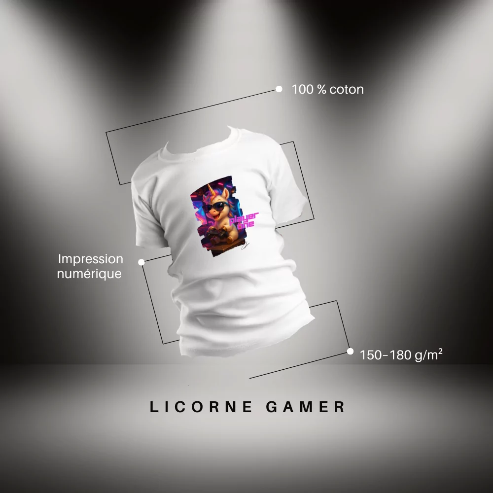 T-shirt Gamer - Cmalicorne