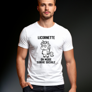 T-shirt Licornette – Survie Sociale