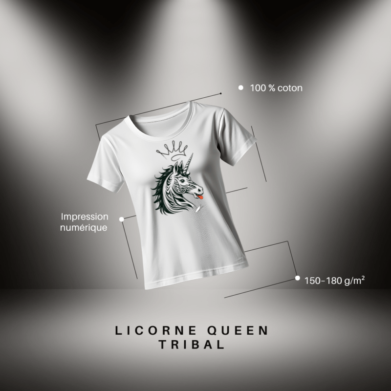 T-shirt Queentribal - Cmalicorne