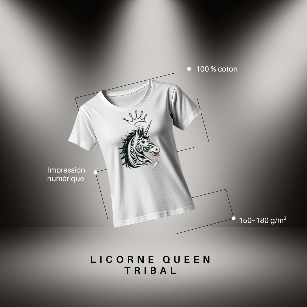 T-shirt Queentribal - Cmalicorne