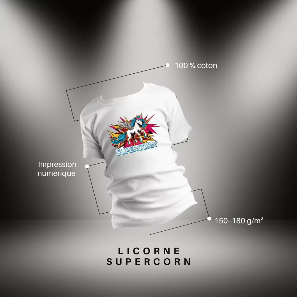 T-shirt Supercorn - Cmalicorne