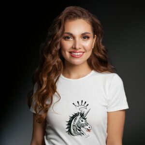 T-shirt Licorne Queen Tribale