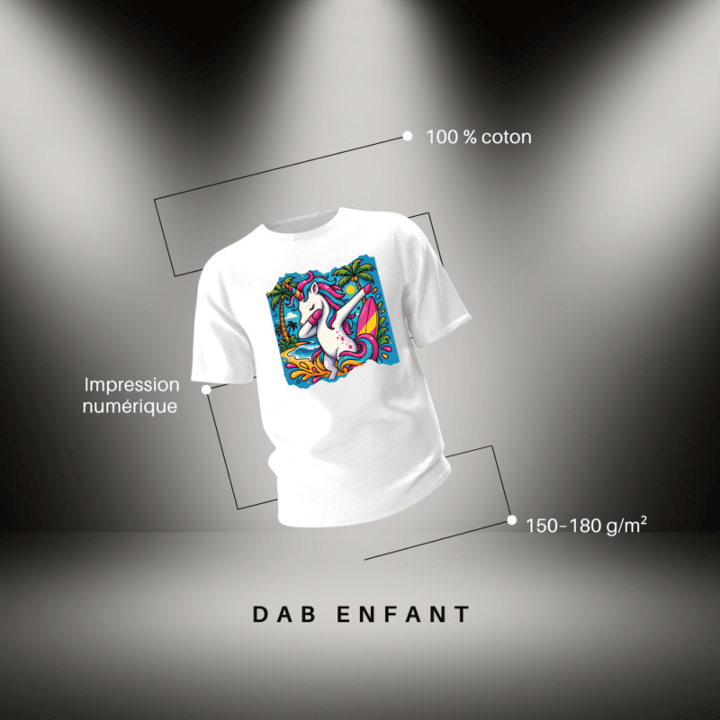 T-shirt Dab Enfant - Cmalicorne
