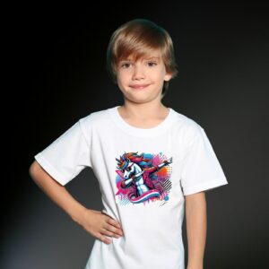 T-shirt Enfant Licorne « DAB BOY »