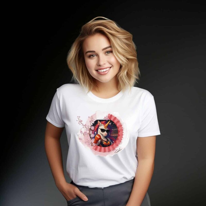 T-shirt Licorne "MANGA BOXE"