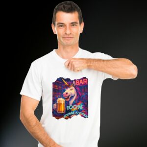 T-shirt Licorne "MOUSSE ATTITUDE"