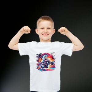 T-shirt Enfant Licorne « QUAD»