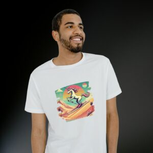 T-shirt Licorne "RETRO SABLE"