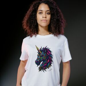 T-shirt Licorne "STYLE COLOR"
