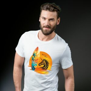 T-shirt Licorne "TRIBAL SUNSET"