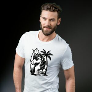 T-shirt Licorne "TROPIQUES"