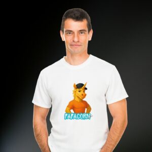 T-shirt Licorne "PAPACORN"