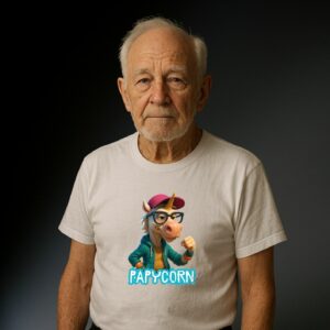 T-shirt Licorne "PAPYCORN"