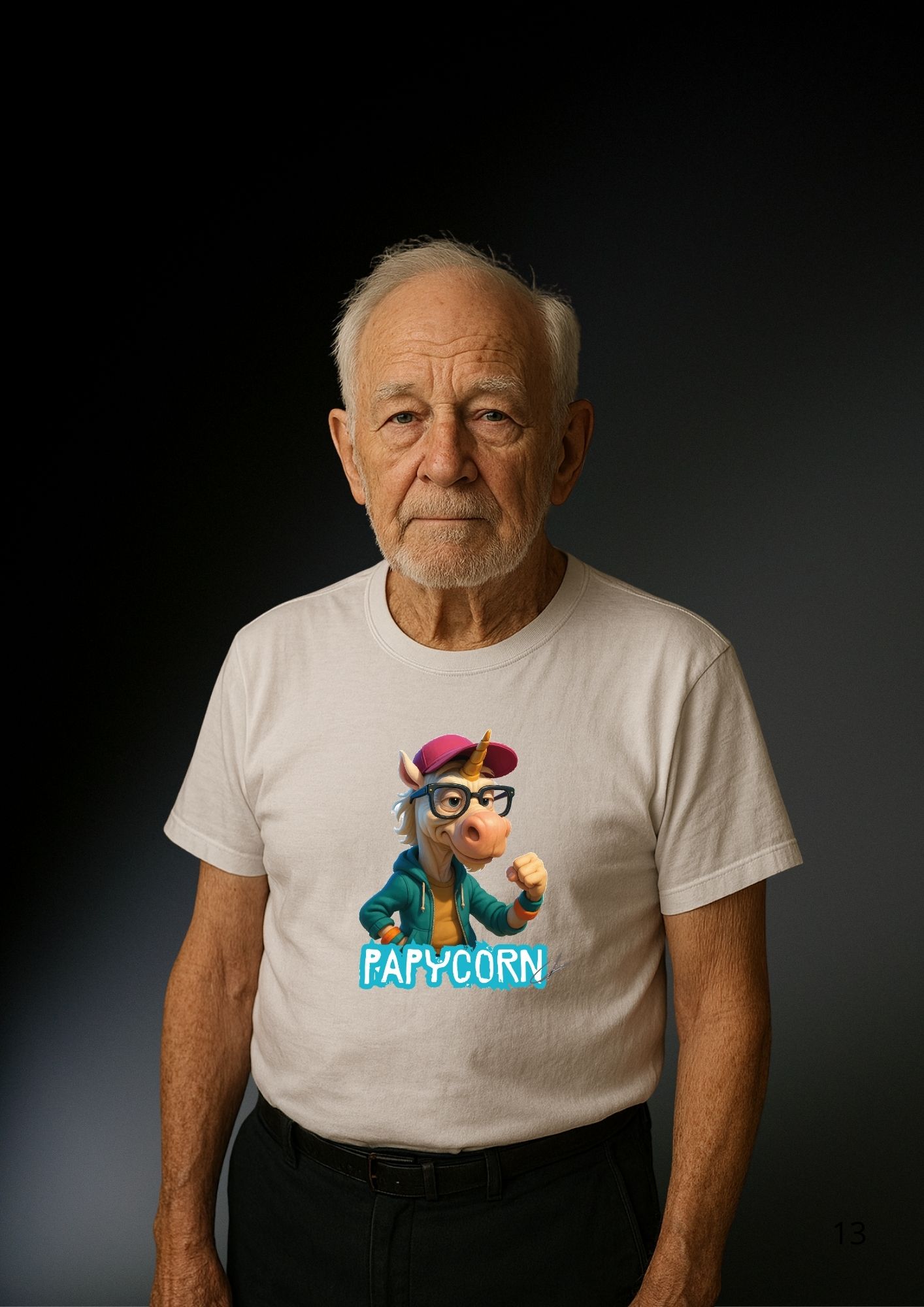 T-shirt Licorne "PAPYCORN"