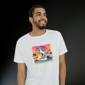T-shirt Licorne "RETRO PLAGE"